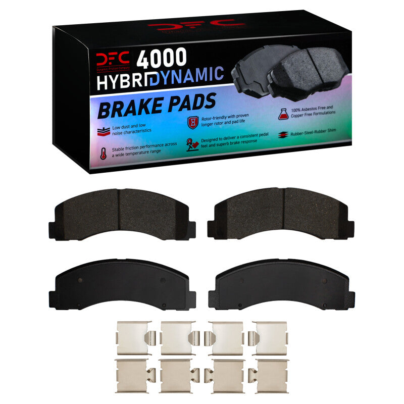 DFC DFC 10-21 Ford F-150 4WD Front 4000 HybriDynamic Brake Pads and Hardware Kit
