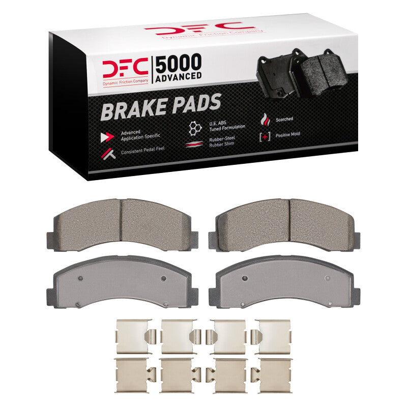 DFC DFC 10-21 Ford F-150 RWD Front 5000 Advanced Ceramic Brake Pads and Hardware Kit