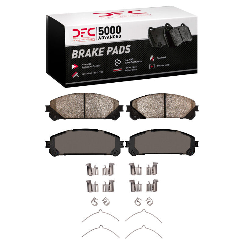 DFC DFC 10-26 Lexus RX350 Front 5000 Advanced Ceramic Brake Pads and Hardware Kit