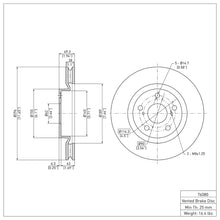 Load image into Gallery viewer, DFC DFC 11-16 Scion tC Front GeoSPEC Coated Rotor