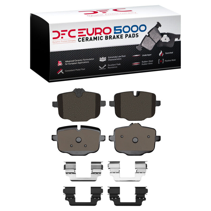 DFC DFC 11-19 BMW 650i xDrive Rear Euro 5000 Ceramic Brake Pads and Hardware Kit