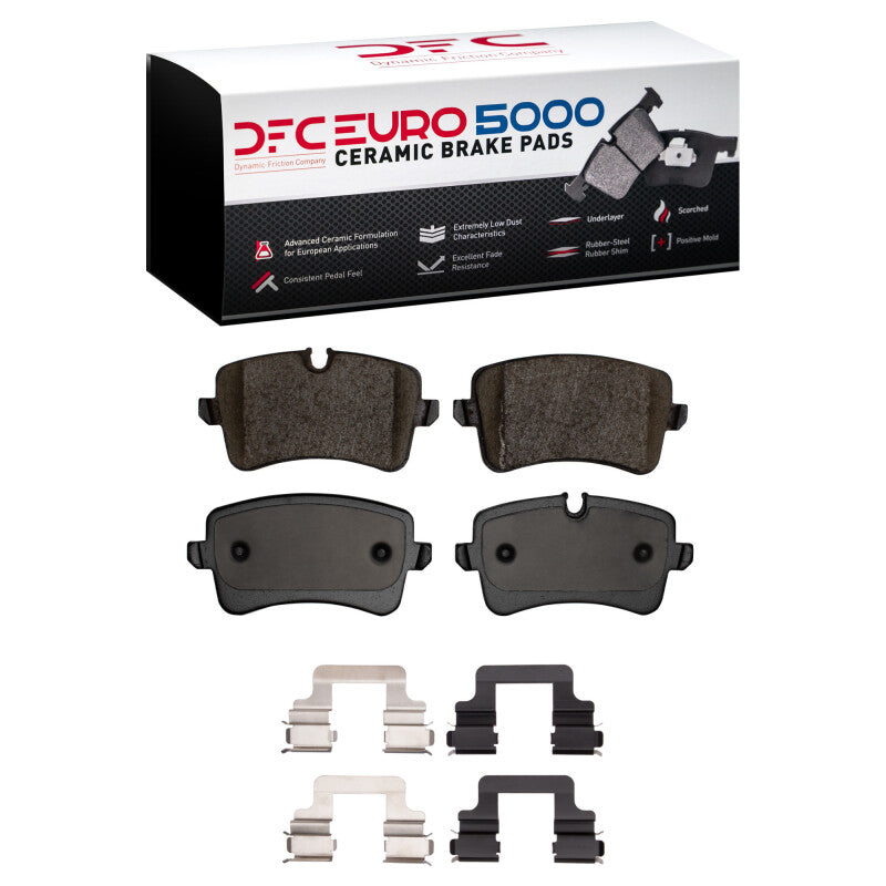 DFC DFC 11-23 Audi A8 Rear Euro 5000 Ceramic Brake Pads and Hardware Kit