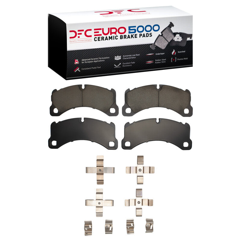 DFC DFC 11-23 Porsche Macan Front Euro 5000 Ceramic Brake Pads and Hardware Kit