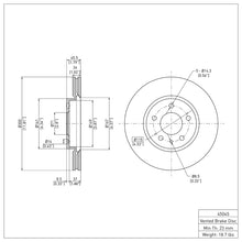 Load image into Gallery viewer, DFC DFC 11-25 Buick Encore GX Front GeoSPEC Coated Rotor