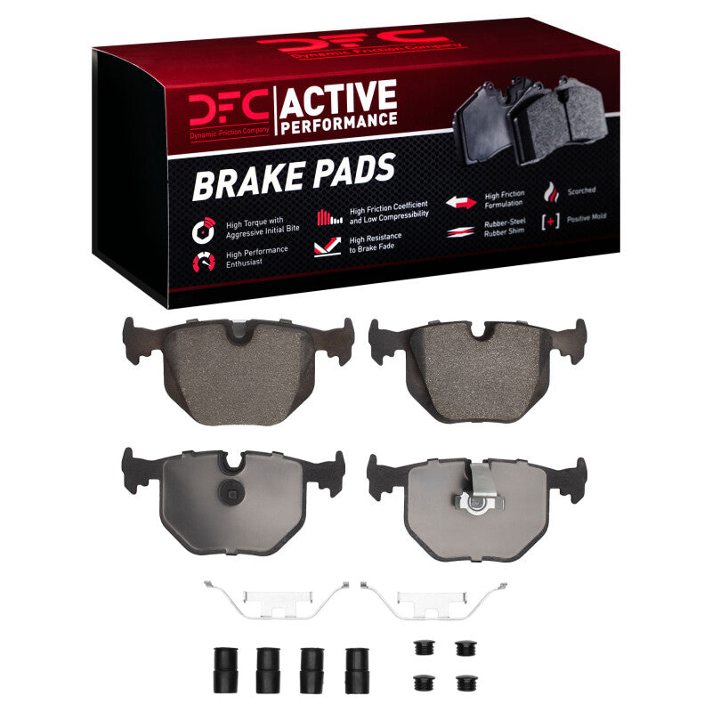 DFC 1115-0683-01 Active Performance rear brake pads and hardware kit for BMW M3