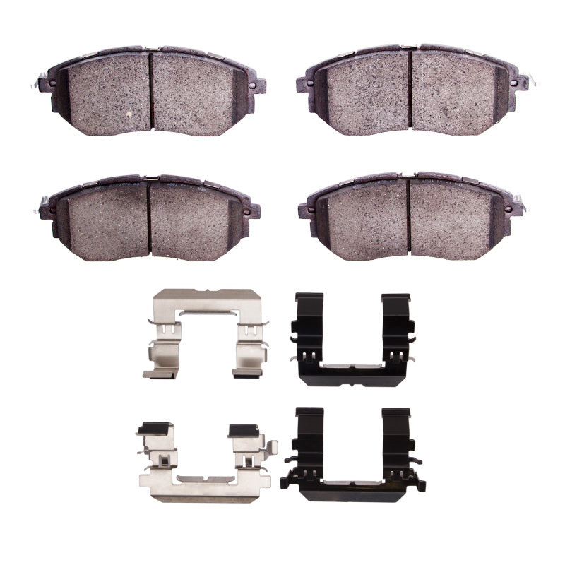 DFC Active Performance front brake pads and hardware kit for Subaru applications