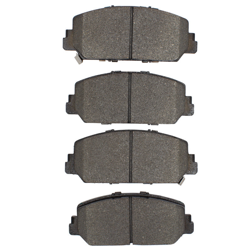 DFC Active Performance front brake pad profile for Acura and Honda fitment