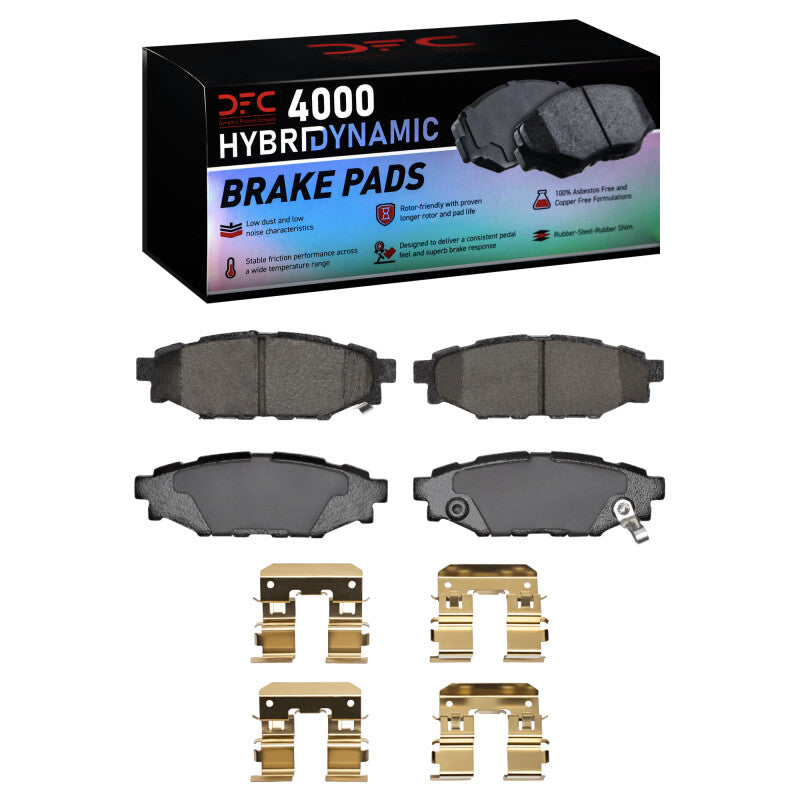 DFC DFC 12-21 Subaru WRX Rear 4000 HybriDynamic Brake Pads and Hardware Kit
