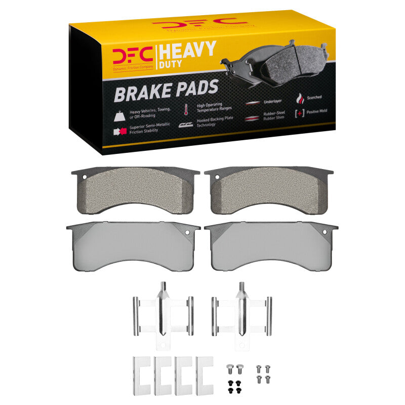 DFC Heavy Duty front and rear brake pads for Blue Bird TC1000