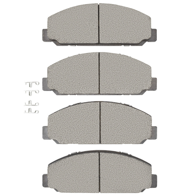 DFC Heavy Duty semi metallic brake pads for 1999 to 2024 Chevrolet W5500 Tiltmaster front and rear, product view 3