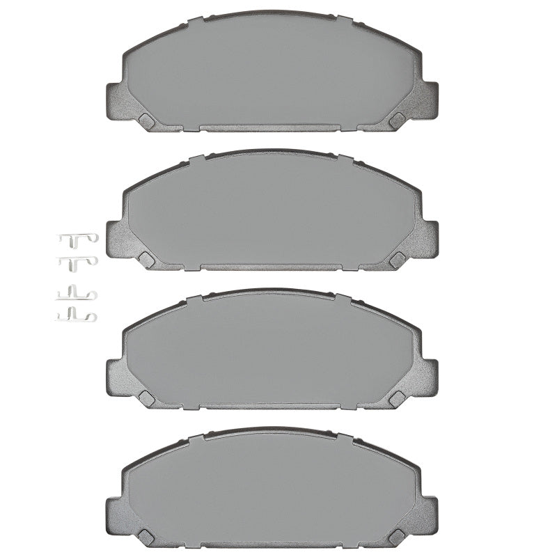 DFC Heavy Duty semi metallic brake pads for 1999 to 2024 Chevrolet W5500 Tiltmaster front and rear, product view 4