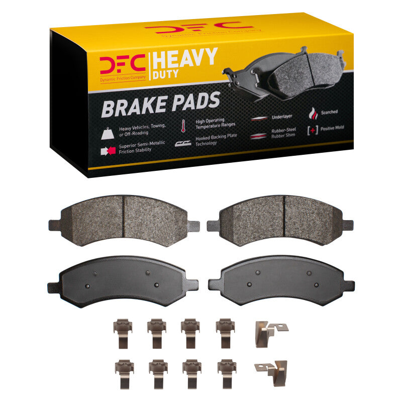 DFC 1214-1084-01 front heavy duty brake pads for Chrysler Dodge Jeep Mitsubishi and Ram
