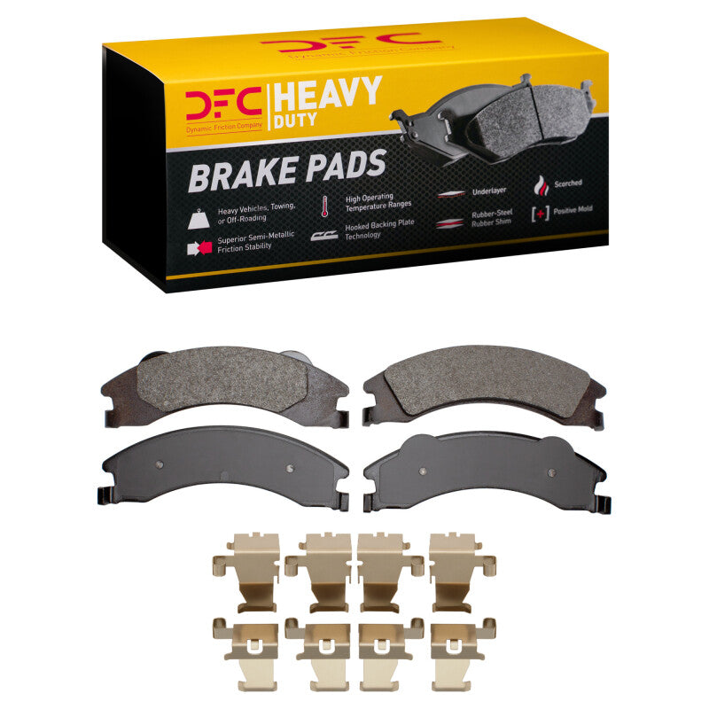 DFC 1214-1329-01 Heavy Duty rear brake pads and hardware kit for Ford E Series