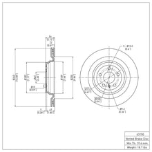 Load image into Gallery viewer, DFC DFC 13-19 Mercedes-Benz GL350 Rear GeoSPEC Coated Rotor