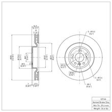 Load image into Gallery viewer, DFC DFC 13-19 Mercedes-Benz GLS350 Front GeoSPEC Coated Rotor