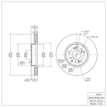 Load image into Gallery viewer, DFC DFC 13-22 Honda Accord Coupe Front Brake Rotor