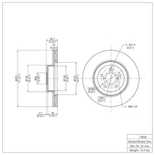 Load image into Gallery viewer, DFC DFC 13-25 Subaru BRZ Front Brake Rotor