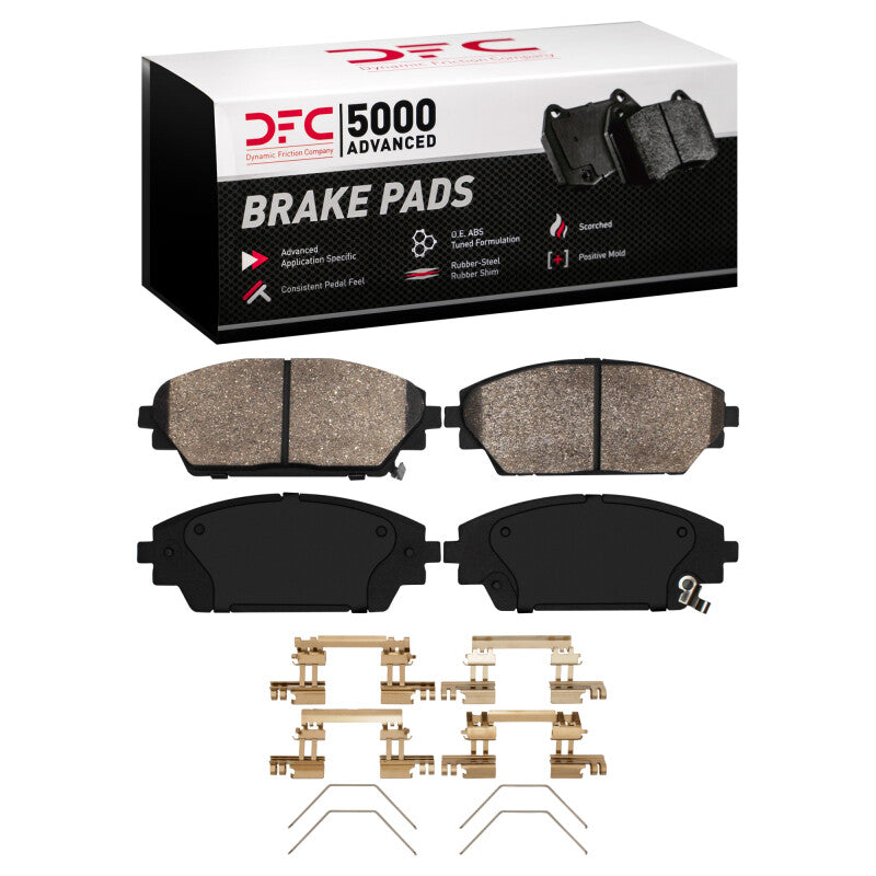DFC DFC 14-25 Mazda 3 Front 5000 Advanced Ceramic Brake Pads and Hardware Kit