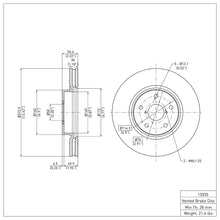 Load image into Gallery viewer, DFC DFC 15-21 Subaru WRX Front Brake Rotor