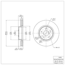 Load image into Gallery viewer, DFC DFC 15-21 Subaru WRX Front GeoSPEC Coated Rotor