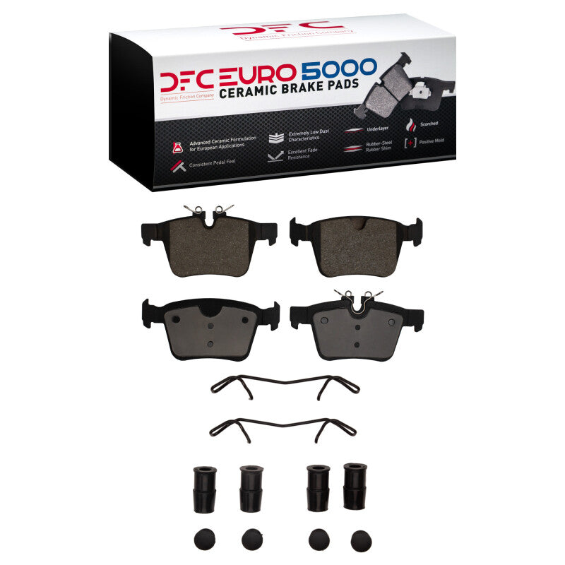 DFC DFC 15-25 Jaguar I-Pace Rear Euro 5000 Ceramic Brake Pads and Hardware Kit