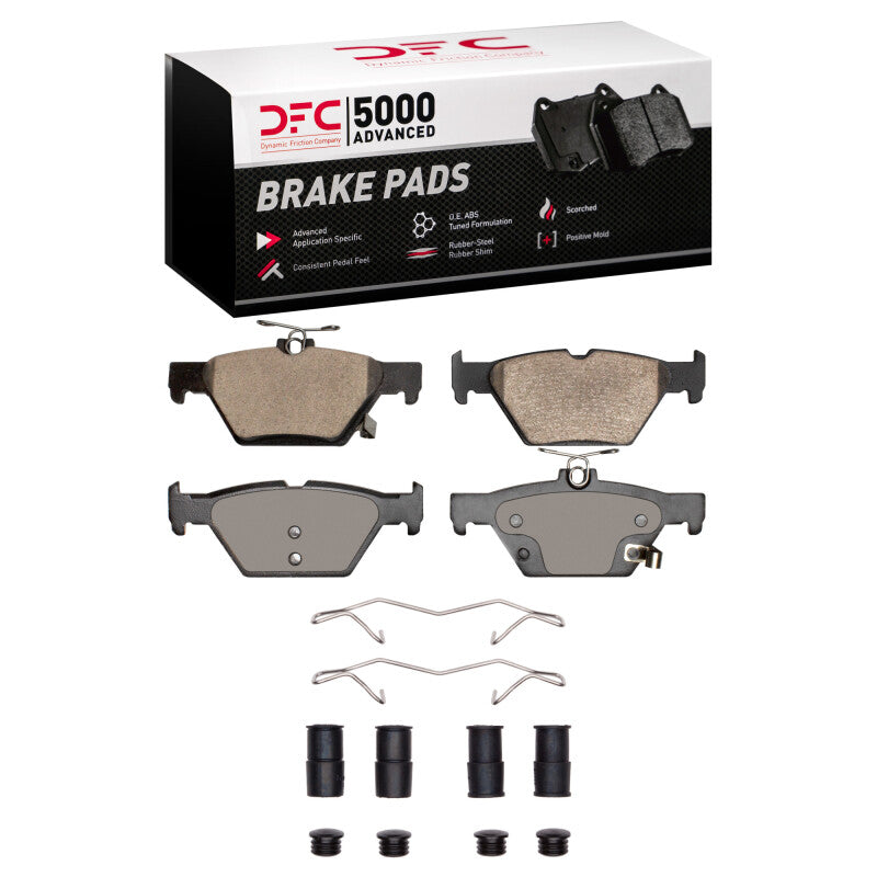 DFC DFC 15-25 Subaru Ascent Rear 5000 Advanced Ceramic Brake Pads and Hardware Kit