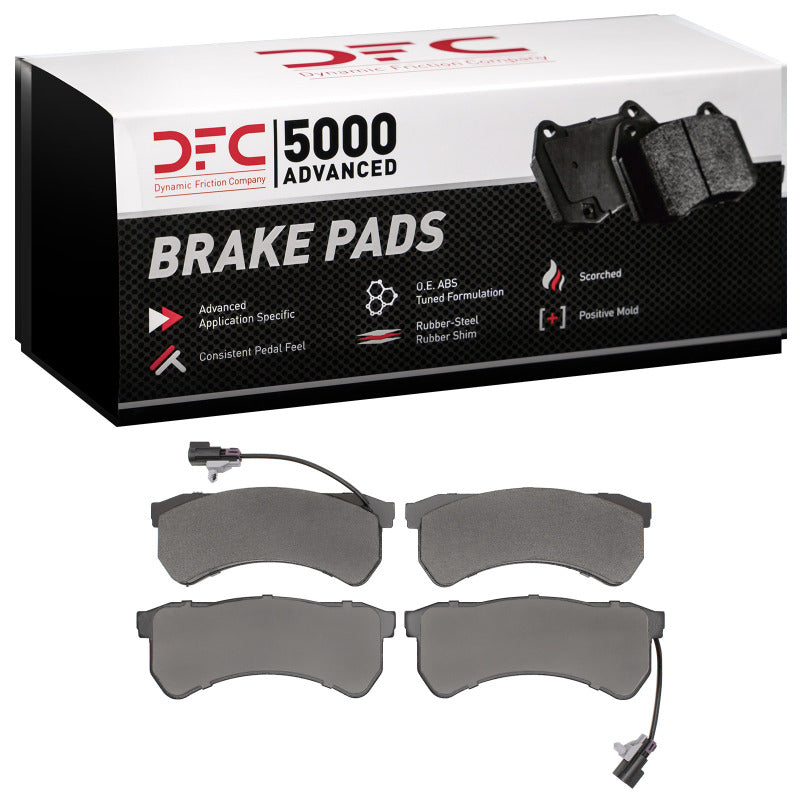 DFC DFC 16-24 Freightliner MT35 Rear/Front 5000 Advanced Semi Metallic Brake Pads