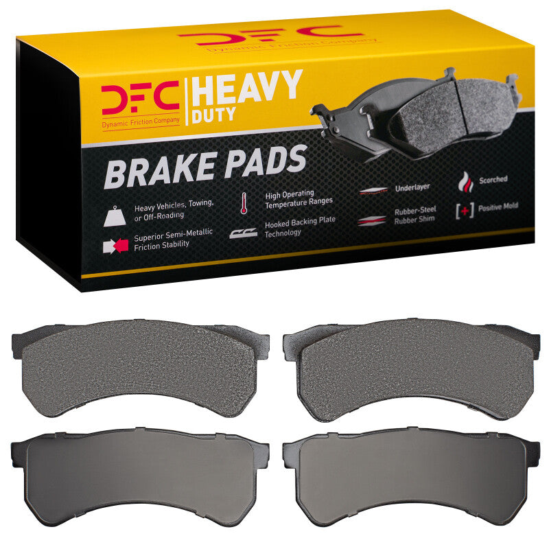 DFC DFC 16-24 Freightliner MT35 Rear/Front Heavy Duty Pads - Semi Metallic