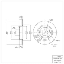 Load image into Gallery viewer, DFC DFC 16-25 Honda Insight Rear Brake Rotor