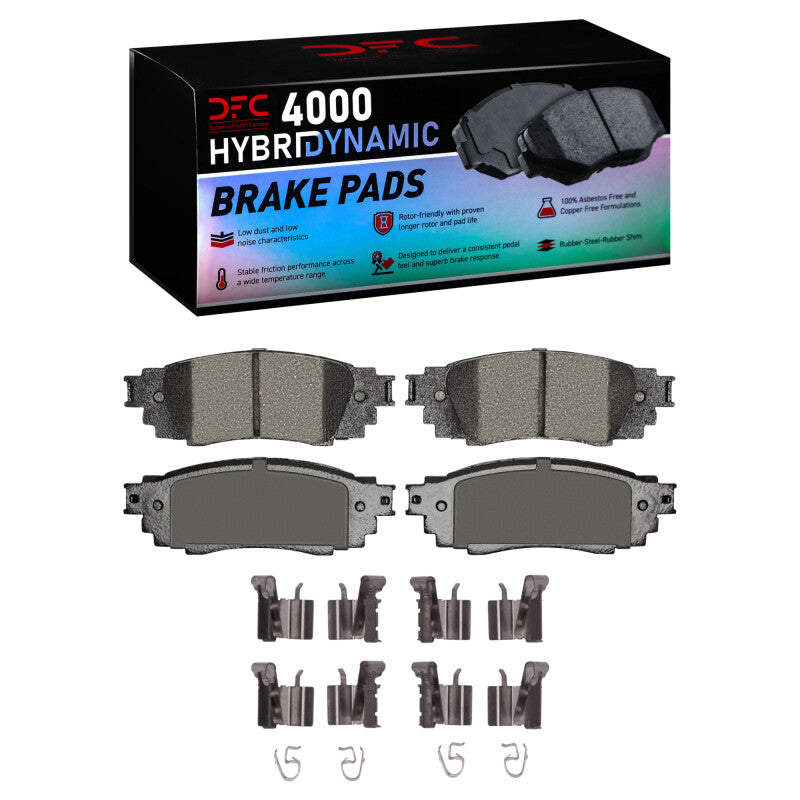 DFC DFC 16-25 Lexus ES250 Rear 4000 HybriDynamic Brake Pads and Hardware Kit