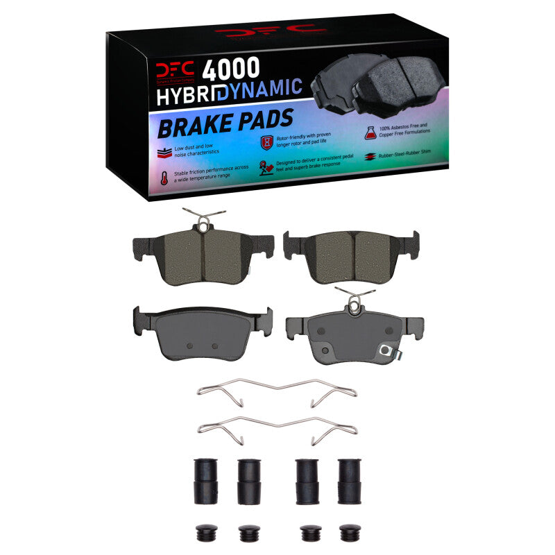 DFC DFC 16-26 Honda Civic Rear 4000 HybriDynamic Brake Pads and Hardware Kit