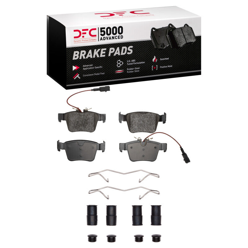 DFC DFC 17-25 Alfa Romeo Giula Rear 5000 Advanced Ceramic Brake Pads and Hardware Kit