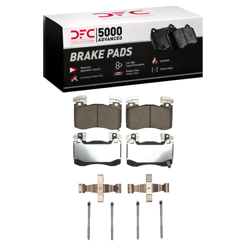 DFC DFC 18-25 Genesis G70 Front 5000 Advanced Ceramic Brake Pads and Hardware Kit