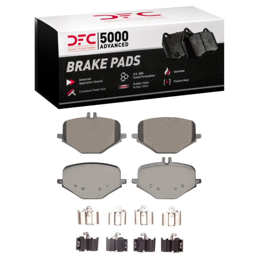 DFC DFC 19-25 Mercedes-Benz GLE63 AMG S Rear 5000 Advanced Low Metallic Brake Pads and Hardware Kit
