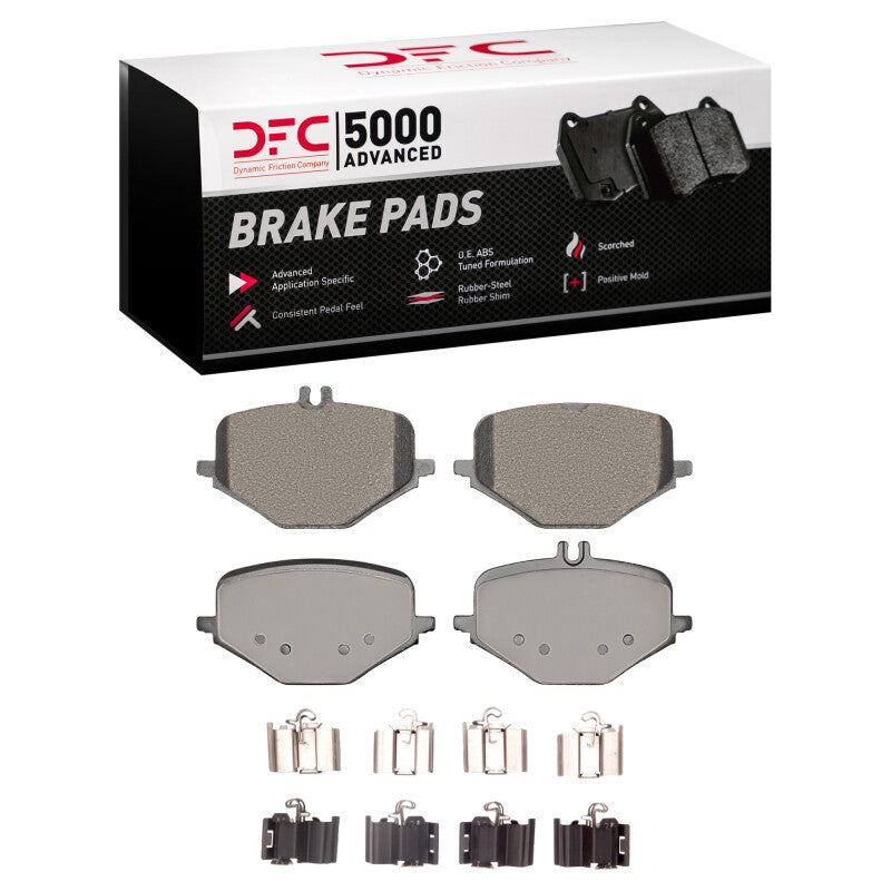 DFC DFC 19-25 Mercedes-Benz GLE63 AMG S Rear 5000 Advanced Low Metallic Brake Pads and Hardware Kit