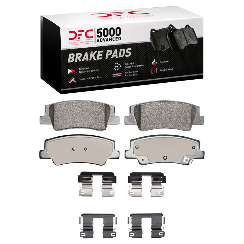 DFC DFC 20-25 Hyundai Sonata Rear 5000 Advanced Ceramic Brake Pads and Hardware Kit