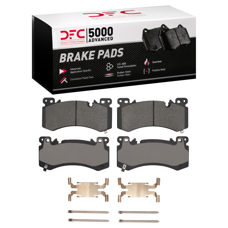 DFC DFC 21-25 Chevrolet Tahoe Front 5000 Advanced Low Metallic Brake Pads and Hardware Kit
