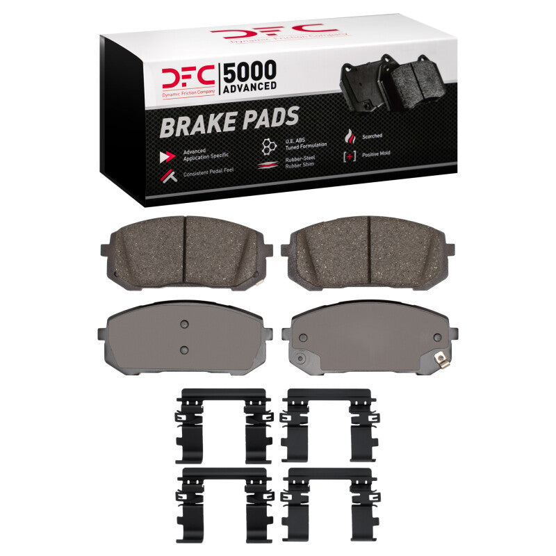 DFC DFC 21-25 Hyundai Elantra Front 5000 Advanced Ceramic Brake Pads and Hardware Kit