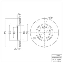 Load image into Gallery viewer, DFC DFC 67-88 Porsche 924 Front Brake Rotor