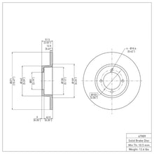 Load image into Gallery viewer, DFC DFC 70-73 Nissan 240Z Front Brake Rotor