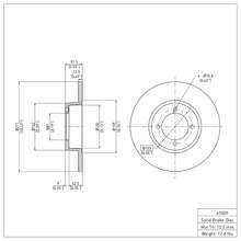 Load image into Gallery viewer, DFC DFC 70-73 Nissan 240Z Front Brake Rotor