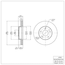 Load image into Gallery viewer, DFC DFC 820090 Nissan 300ZX Front Brake Rotor