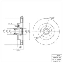 Load image into Gallery viewer, DFC DFC 88-94 Chevrolet C1500 Front Brake Rotor