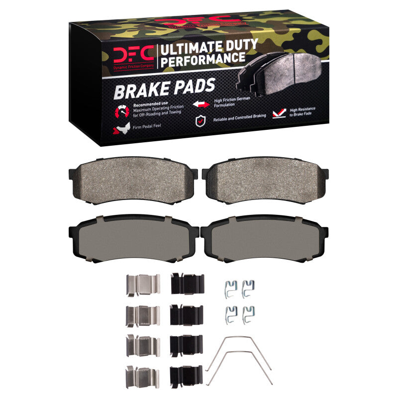 DFC DFC 93-24 Lexus GX470 Rear Ultimate Duty Performance Brake Pads and Hardware Kit