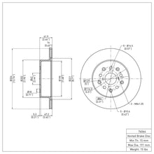 Load image into Gallery viewer, DFC DFC 93-98 Toyota Supra Rear Brake Rotor