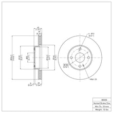 Load image into Gallery viewer, DFC DFC 94-02 Mazda Miata Front GeoSPEC Coated Rotor