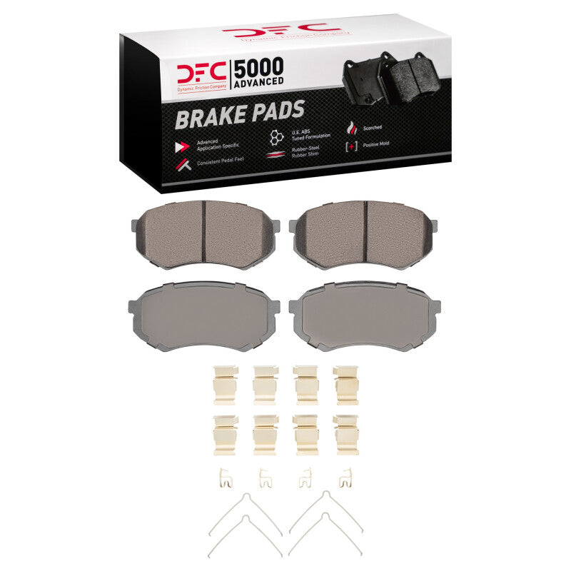 DFC DFC 95-04 Toyota Tacoma Front 5000 Advanced Ceramic Brake Pads and Hardware Kit