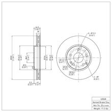 Load image into Gallery viewer, DFC DFC 96-11 Chrysler Crossfire Front GeoSPEC Coated Rotor