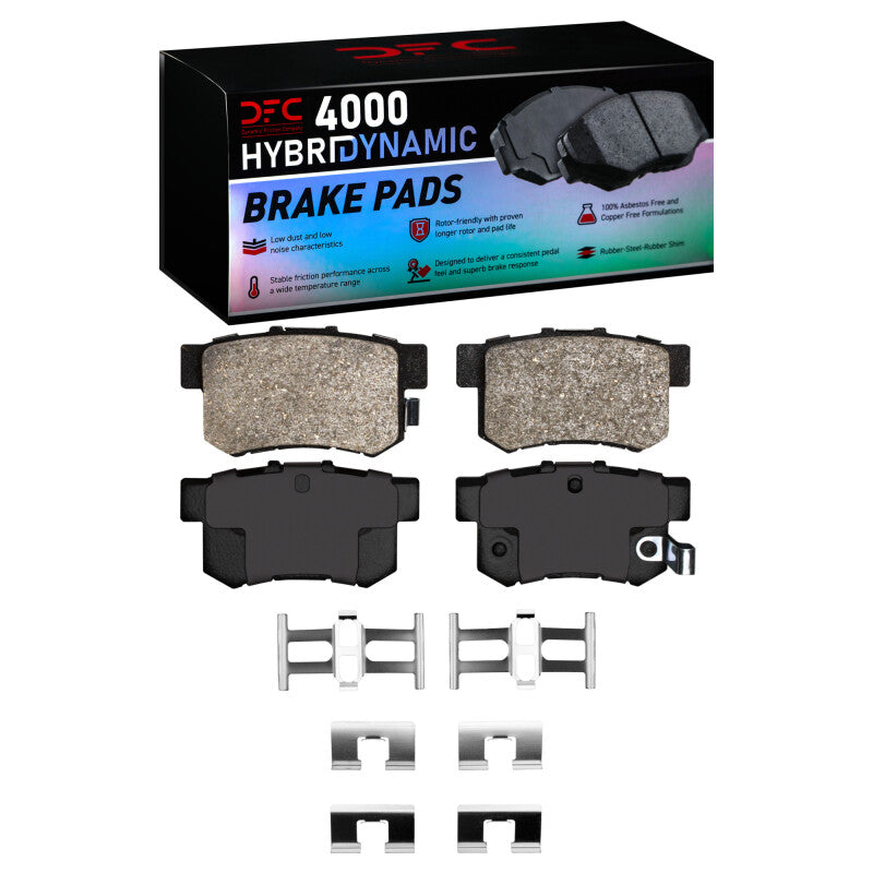 DFC DFC 97-01 Acura Integra Rear 4000 HybriDynamic Brake Pads and Hardware Kit