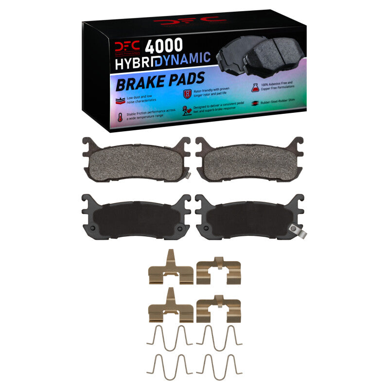 DFC DFC 99-05 Mazda Miata (NB) Rear 4000 HybriDynamic Brake Pads and Hardware Kit